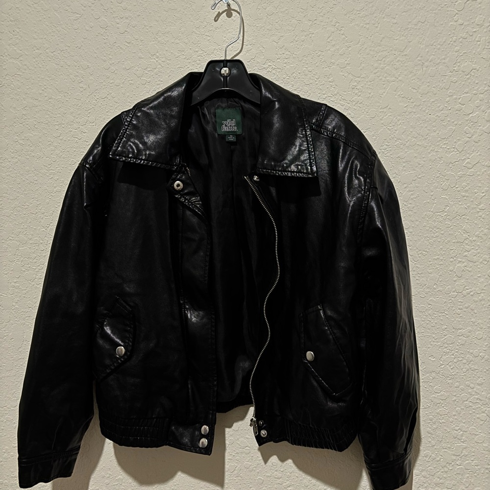 Womens Black Leather Jacket